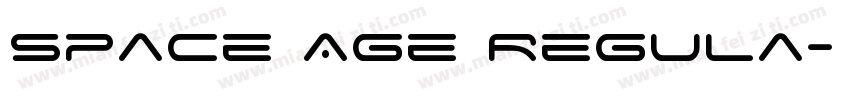 Space Age Regula字体转换